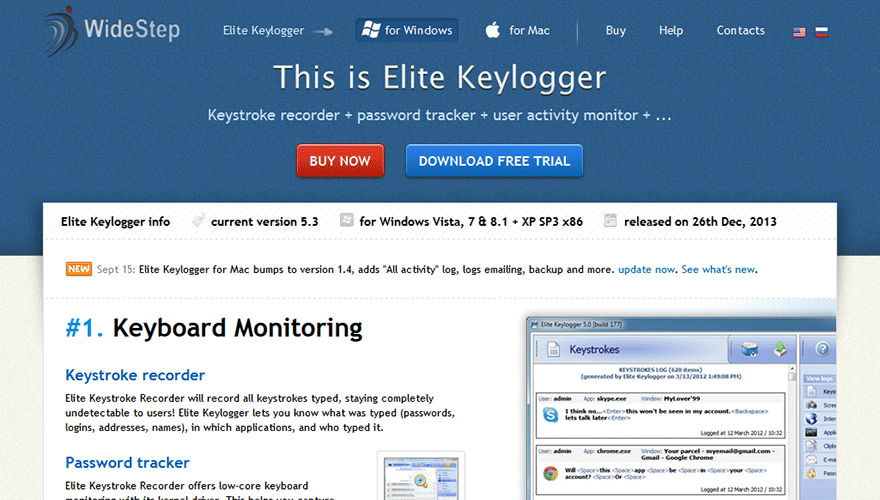 how to remote install elite keylogger